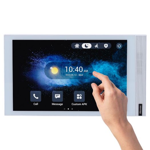AK-S563-WHITE, Android 12.0 monitor za video interfonski sustav, IPS zaslon od 8"