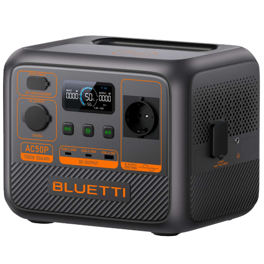 BL-AC50P Bluetti portable battery   Large capacity 504Wh (18Ah)   Peak power 1200W 