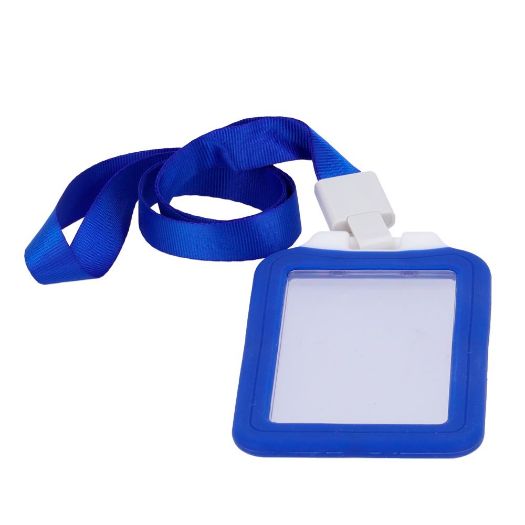 CARD-HOLDER-V-BLUE, Vlasnici kartica, Vertikalni raspored, Zaštitna plastična folija