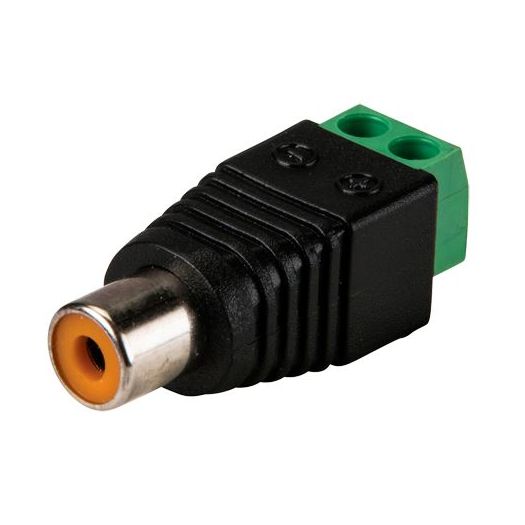 CON296, Konektor, RCA ženski, Izlaz +/ od 2 terminala, 36 mm (D), 13 mm (Š)