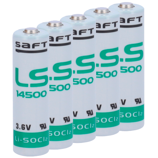 10XBATT-LS14500-S Saft   AA battery pack / LS14500   Voltage 3.6 V   Lithium / 10 Units   Nominal capacity 2600 mAh 