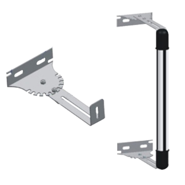 AN-6Z Barrier bracket   Adjustable length and angle   Stainless steel   Compatible with ABI30