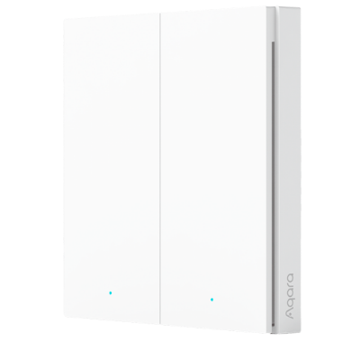 AQ-WRS-R02 Aqara Wireless Switch H1 Dual   Zigbee 3.0    Requires AQARA HUB 