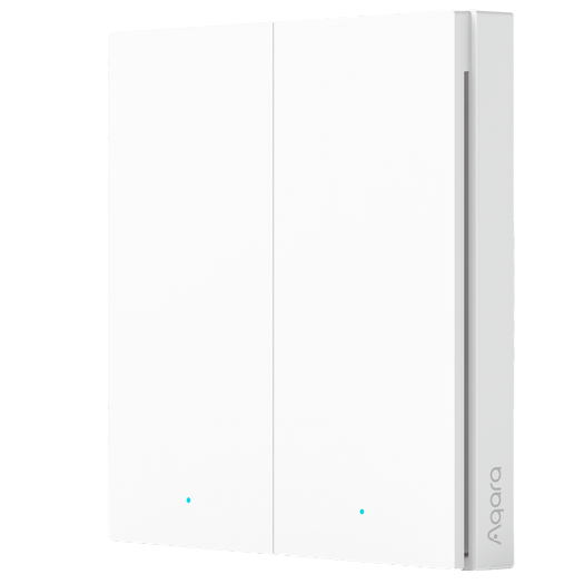 AQ-WRS-R02 Aqara Wireless Switch H1 Dual   Zigbee 3.0    Requires AQARA HUB 