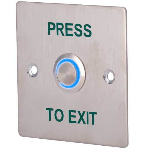 EXITBUTTON303-LED Door release button with LED   Professional use   Tested 100.000 uses 