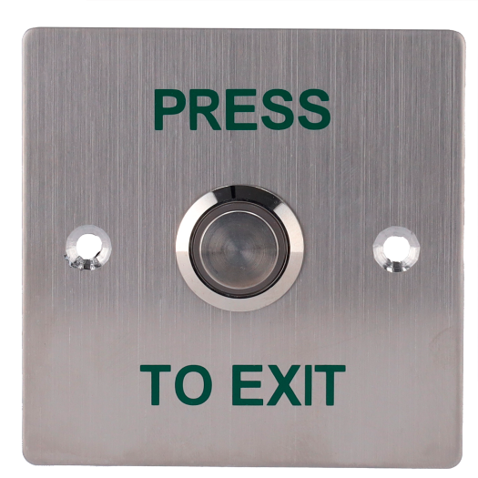 EXITBUTTON303-LED Door release button with LED   Professional use   Tested 100.000 uses 