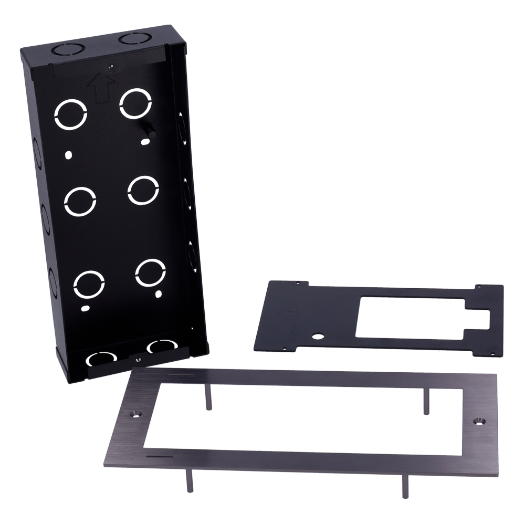 AK-BR-X912-F Front panel and flush mount box   Akuvox specific AK X912S 