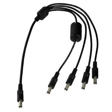 CON104-F, Razdjelnik napajanja, 1 posebna ženska utičnica, 4 standardna ženska utičnica