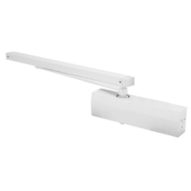 DR-D-22233/W, Zatvarač vrata s kliznom polugom, Površinska i reverzibilna ugradnja