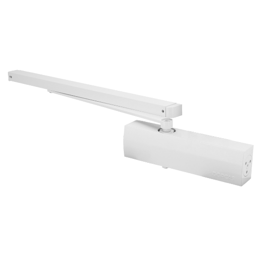DR-D-22233/W Sliding arm door closer   Surface and reversible installation 
