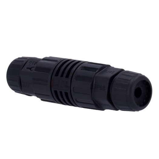 CON-RJ45-GLAND-W-BLACK, Konektor s industrijskim priključkom, Ulazni konektor RJ45