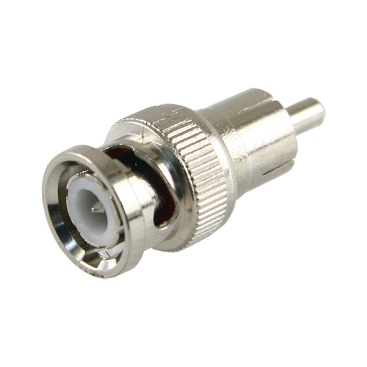 CON225 Safire connector   BNC male   RCA male   32 mm (D)   13 mm (W)   8 g
