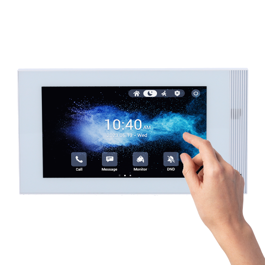 AK-S562W-S-WHITE Linux monitor for video intercom   7" TFT display [%VAR%] | Surface mounting 