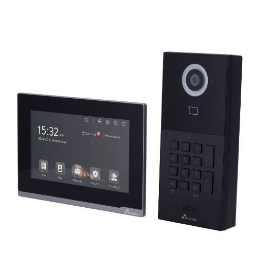 NVS-VIDEOINTERCOM-2W-KPAD, Nivian komplet video door stanice s 2 navoja i tipkovnicom