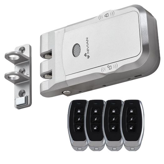 NV-REMOTEBOLT, Nevidljivi vijak, Otvaranje daljinskim upravljačem, Površinska ugradnja na bilo koja vrata