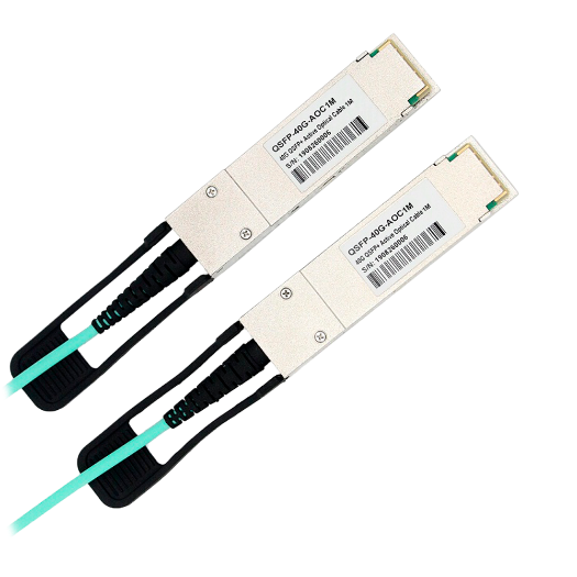 QSFP-40G-AOC-1M QSFP+ direct connection cable   Speed 40Gbps   QSFP+ modules at both ends 