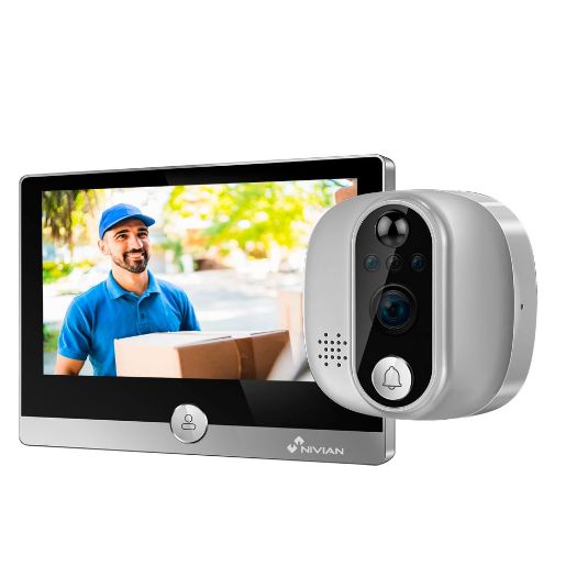 NVS-IPC-DOORVIEW1, Nivian WiFi pametna špijunka, Rezolucija 1080P / Kompresija H.264