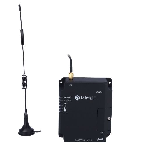 MS-UR32L-L04EU, Milesight, Industrijski usmjerivač 4G, 2 Ethernet porta RJ45 10/100