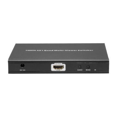 HDMI-VIEWER-4-V2, Multi, Pogledajte prekidač HDMI signala, Omogućuje 4:1, FHD rezolucija