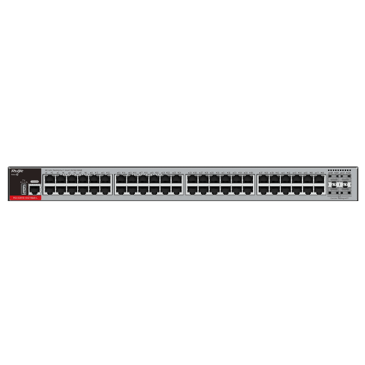 RG-S2915-48GT4MS-L Ruijie Switch Cloud Manageable L2+   48 ports RJ45 + 4 SFP ports 2.5 