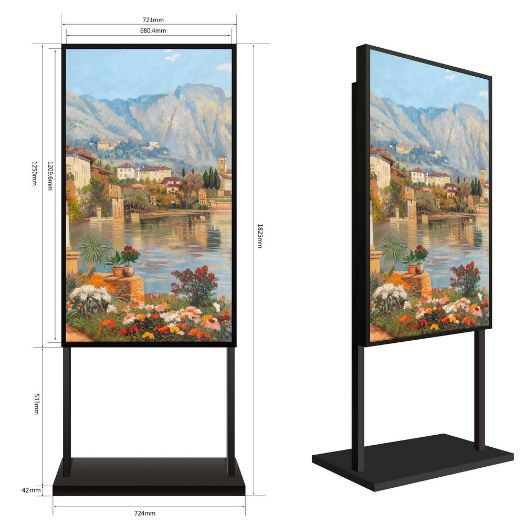 SF-55WF-FB, Podna potpora, Kompatibilno sa SF-om, 55WF50, 4K, Udaljenost od tla 575mm