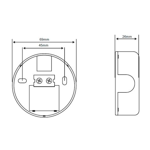 JBE-2162, Pilot indikatora akcije Jade Bird, Crvena LED dioda, Posebno za vatru