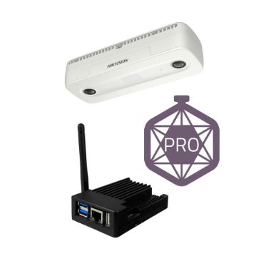 KIT-PEOPLECOUNT-HIKDUAL-PRO, Komplet za kontrolu kapaciteta PRO, Hikvision kamera DS