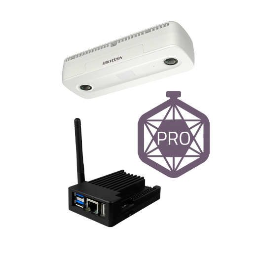 KIT-PEOPLECOUNT-HIKDUAL-PRO Kit for Capacity Control PRO   Hikvision Camera DS