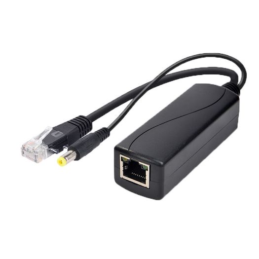 POE-SPLIT-30W-G, PoE razdjelnik, Za IP kamere bez PoE, Ulaz RJ45 (PoE) / Izlaz RJ45 i priključak