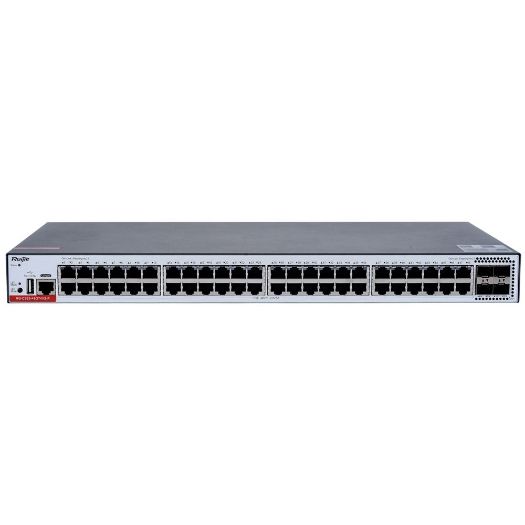RG-CS83-48GT4XS-P, Ruijie Switch Upravljani Cloud L3, 48 PoE RJ45 + 4 SFP+ portova