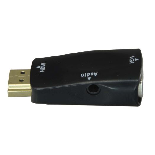 HDMI-VGA HDMI to VGA+Audio Adapter   Passive, no power required   Convert an HDMI output to VGA + Audio 