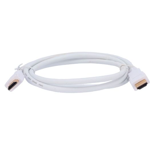 HDMI1-1W, HDMI kabel, HDMI tip A muški konektori, Velika brzina, 1 m, Bijela boja