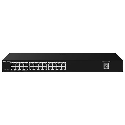 RG-ES224GC-V2, Reyee Switch Cloud, 24 RJ45 gigabitna porta, Brzina porta 10/100/1000 Mbps