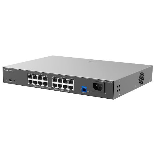 RG-NBF2100S-16GT1SC-P, Reyee E., Lighten Switch PoE Cloud Layer 2, 16 gigabitnih RJ45 portova 802.3af/at