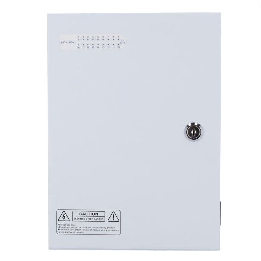 PD-250-18-FUSE, Razvodna kutija za napajanje, AC ulaz 180 V~246 V, 18 izlaza Osigurač