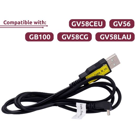 QL-DATA-CABLE-M-V4, USB na micro USB podatkovni kabel, Kompatibilno s GV56/GV58CEU/GV58LAU/GV58CG/GB100