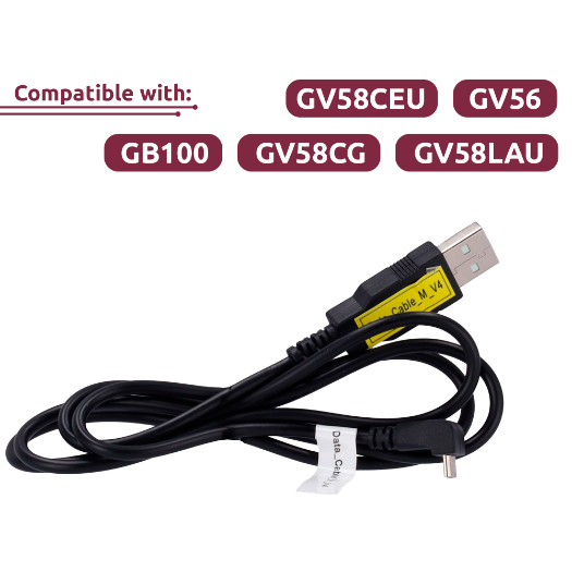 QL-DATA-CABLE-M-V4 USB to micro USB data cable   Compatible with GV56/GV58CEU/GV58LAU/GV58CG/GB100