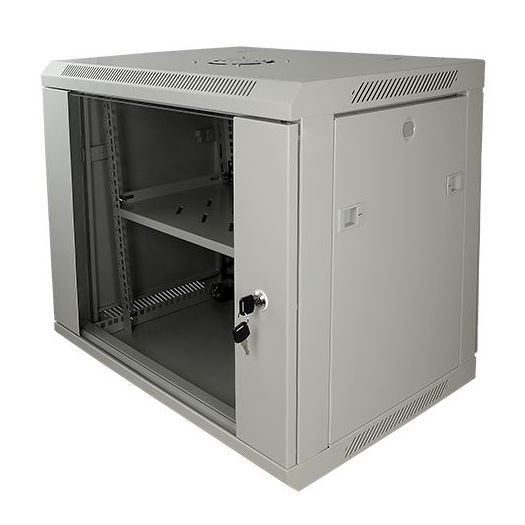 RACK-9UG, Zidni ormarić za police, Do 9U rack od 19", Nosivost do 100 kg