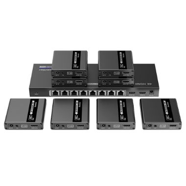 HDMI-SPL-1x8-4K30-CAT6, HDMI razdjelnik signala, produživač, Domet 40 m, 4K rezolucija