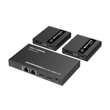 HDMI-SPL-1x2-4K30-CAT6, HDMI razdjelnik signala, produživač, Domet 40 m, 4K rezolucija