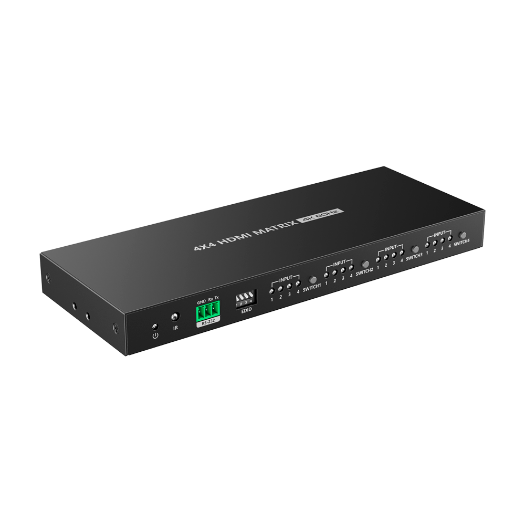 HDMI-MX-4x4-4K60 HDMI video matrix   4 HDMI inputs   4 HDMI outputs   Up to 4K (input and output) 