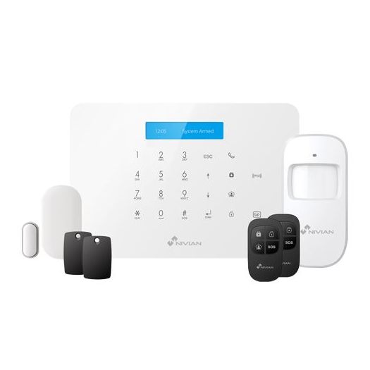 NVS-A6WG-U1, Nivian pametni alarmni komplet, Dodirna ploha i RFID čitač, WiFi i GSM komunikacija