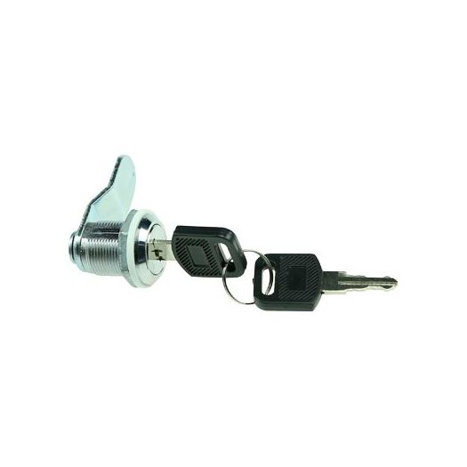 RACK-LOCK, Brava za stalak, Za prednja vrata zidnog stalka, Metalik, Uključuje 2 ključa