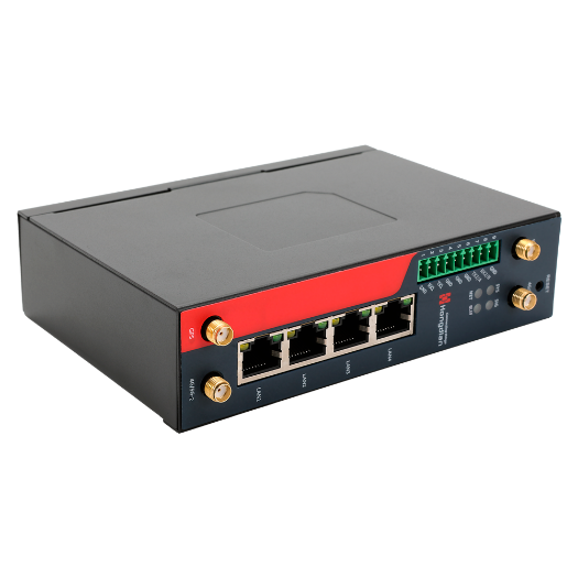 HG-H7960-L4EA-CS-W-PSE Hongdian Industrial Router 4G   4G Cat 4   4 PoE+ Ethernet ports RJ45 10/100/1000  