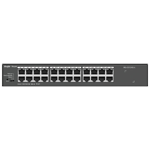 RG-ES124G-L Reyee Switch Desktop   Metal Housing   Racking   24 ports RJ45 
