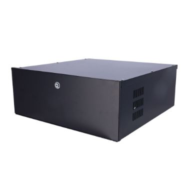 LOCKBOX-4U, Zatvoreno metalno kućište za DVR uređaje, Specifično za CCTV, Za stalak, montažni snimači do 4U
