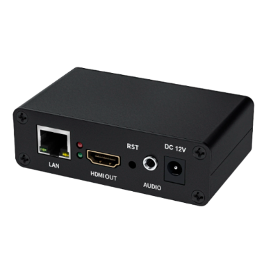 ONVIF-HDMI Video Decoder   Resolution up to 1920x1080p   Encoding H.265/H.264 