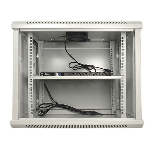 RACK-9UG, Zidni ormarić za police, Do 9U rack od 19", Nosivost do 100 kg