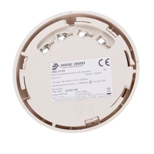 JBE-2145, Analogna sirena Jade Bird, Visoka izlazna snaga 100 dB(A) na 1 m, Potrebno je pomoćno napajanje od 24 VDC