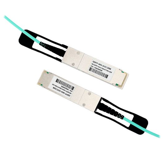 QSFP-40G-AOC-30M, QSFP+ kabel za izravno spajanje, Brzina 40 Gbps, QSFP+ modula na oba kraja
